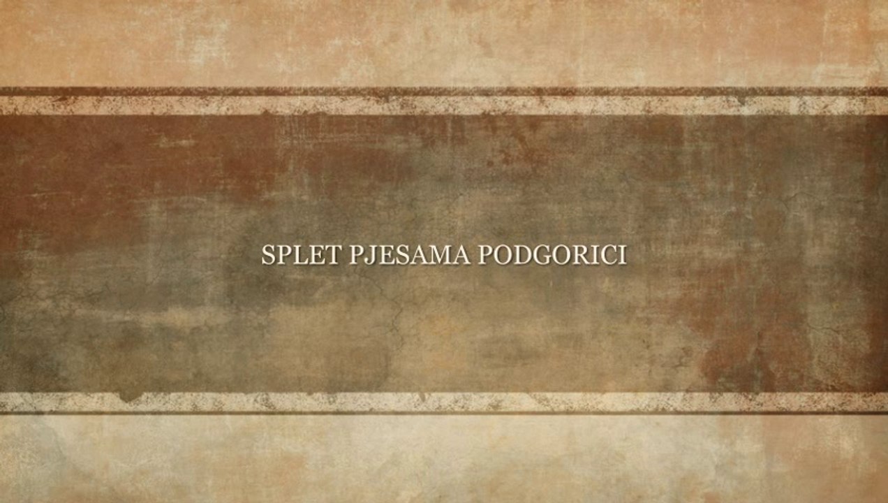 Splet pjesama Podgorici (radio crne gore)