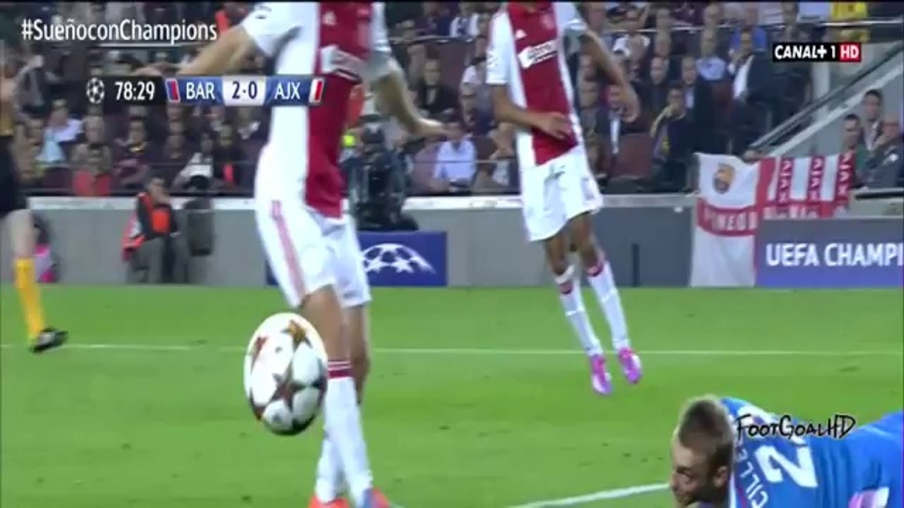 Barcelona 3-1 Ajax ~ 21-10-2014 All Goals & Full Highlights