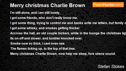 Stefan Stokes - Merry christmas Charlie Brown