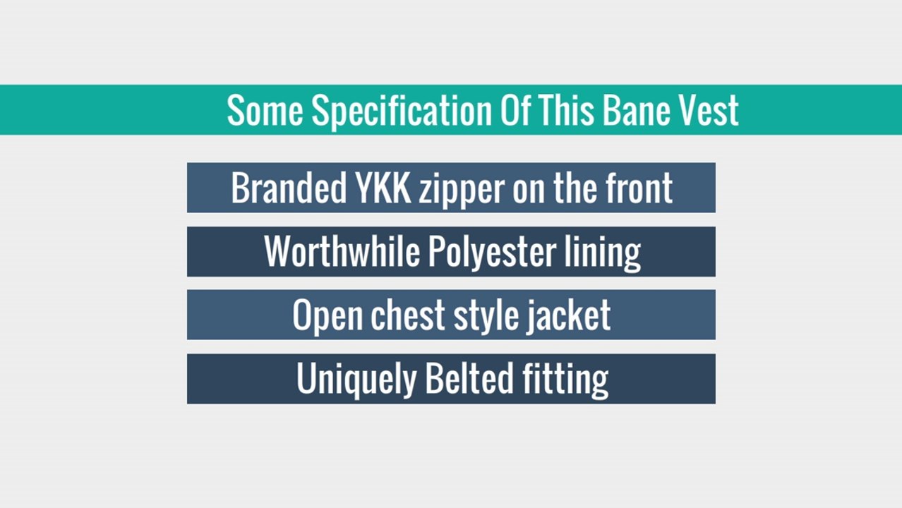 Dark Knight Rises Bane Vest