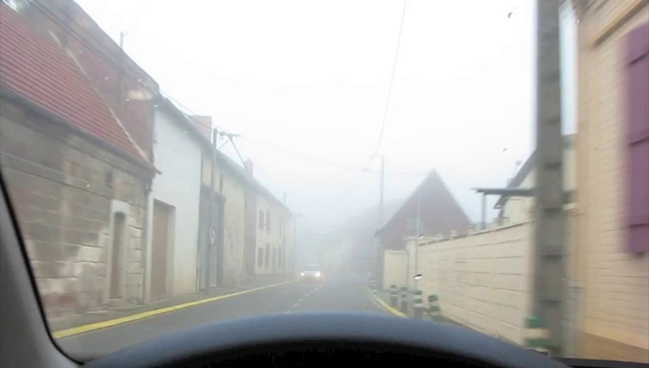 Oise/Paillart: épais brouillard ce lundi matin