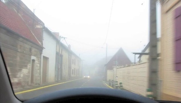 Oise/Paillart: épais brouillard ce lundi matin