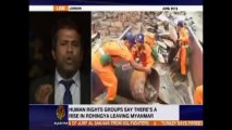 ألاف من الروهنجيا هاربين من ميانمار - تقرير قناة الجزيرة -Thousands of Rohingyas fleeing Myanmar (Al Jazeera Interview with Tun Khin)