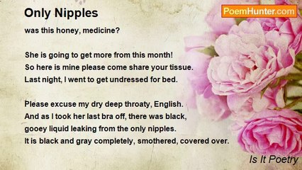 Is It Poetry - Only Nipples