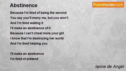 Ianne de Angel - Abstinence