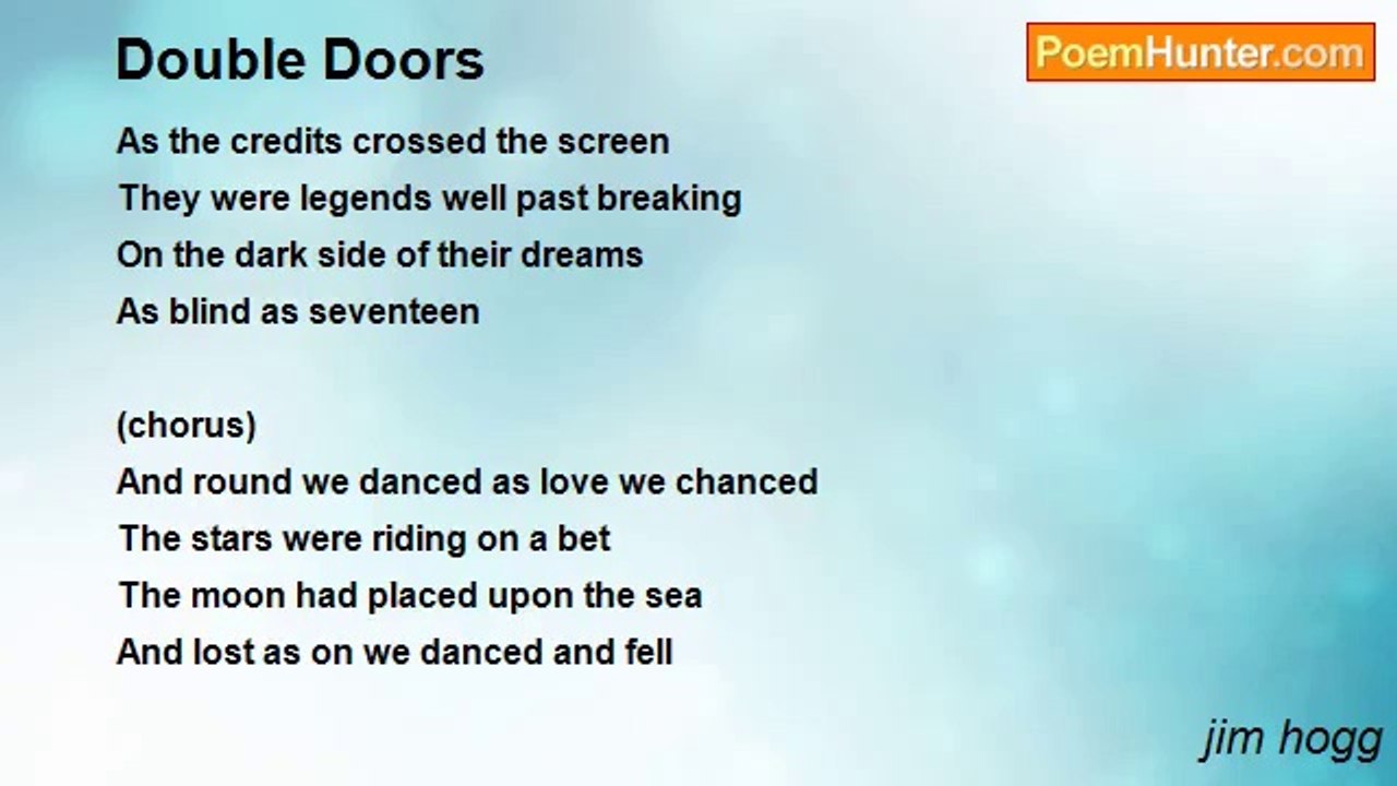 jim hogg - Double Doors