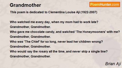 Brian Aji - Grandmother