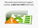 1-855-233-7309 Microsoft excel technical support number