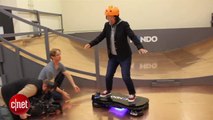 Skater sur un vrai Hoverboard - Retourvers le futur en vrai!