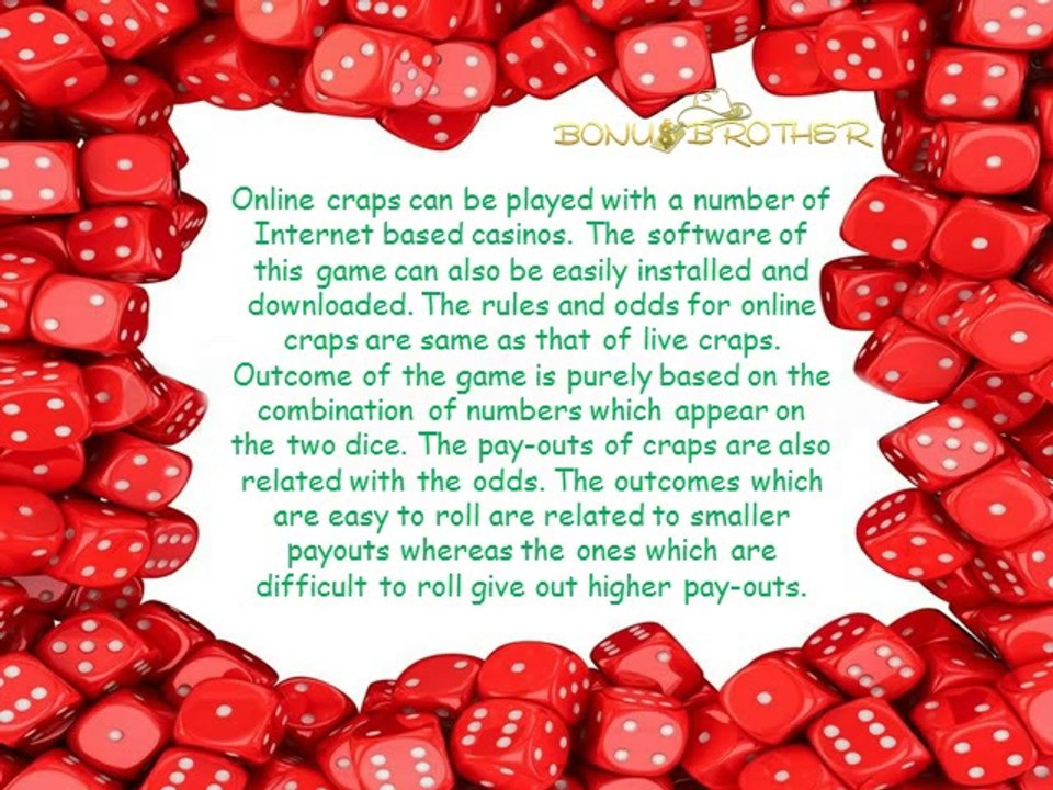 Online Craps  Play Craps Online
