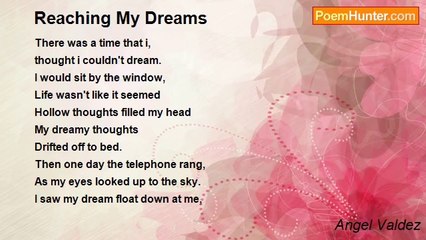 Angel Valdez - Reaching My Dreams