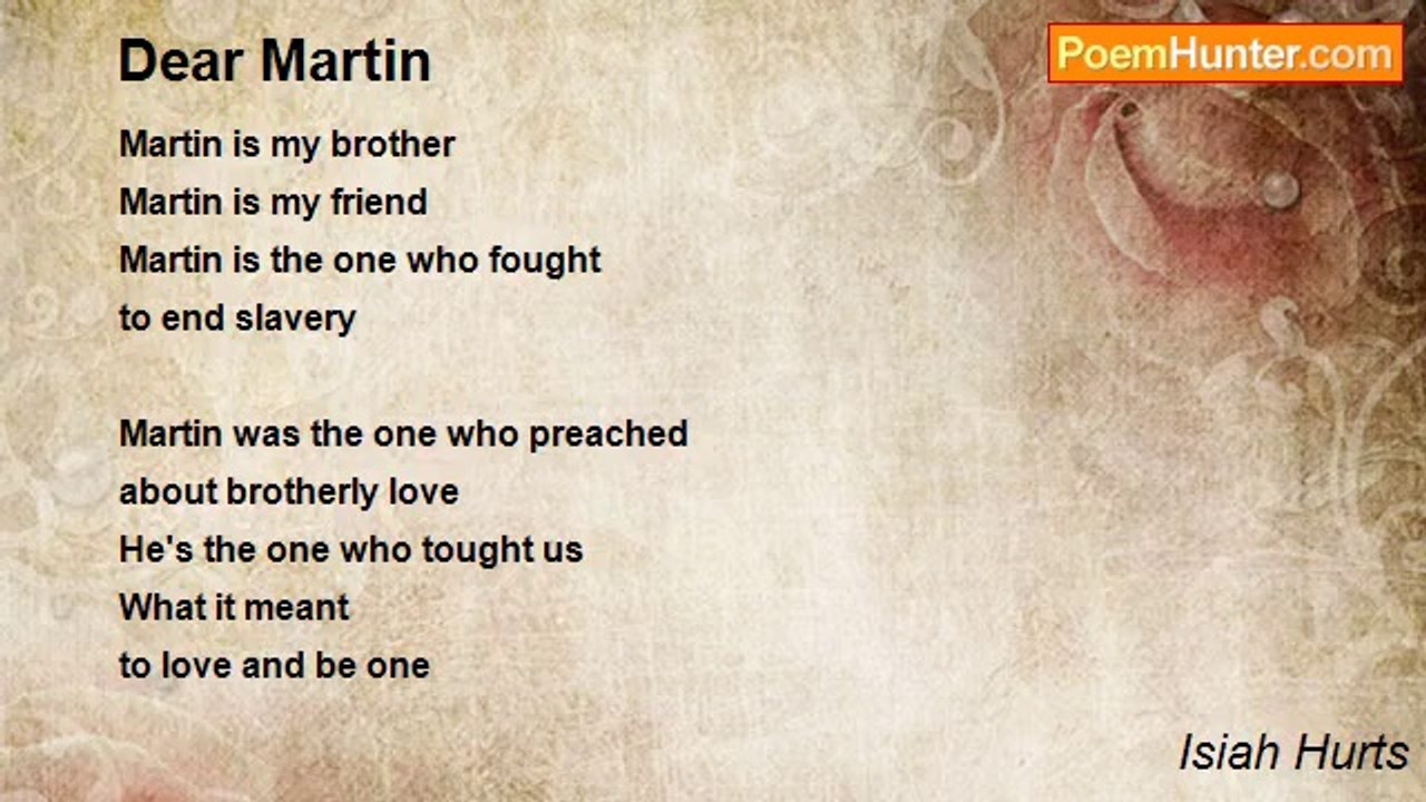Isiah Hurts - Dear Martin