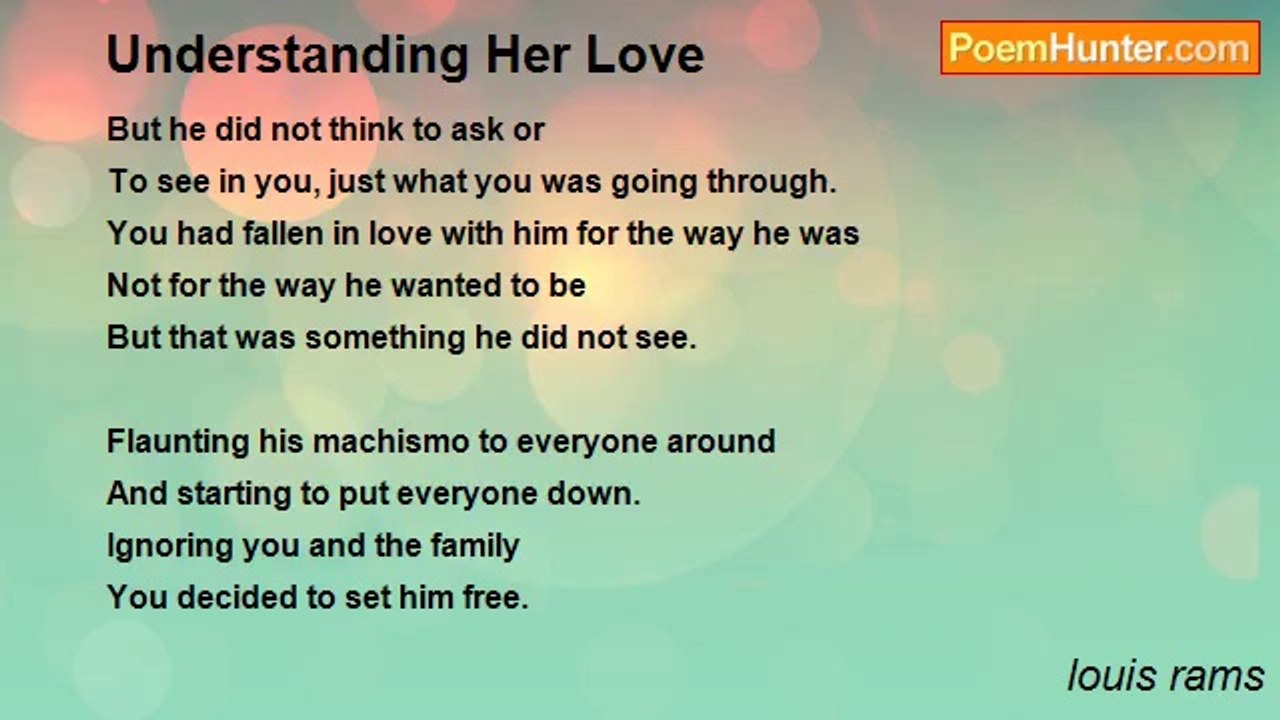 louis rams - Understanding Her Love