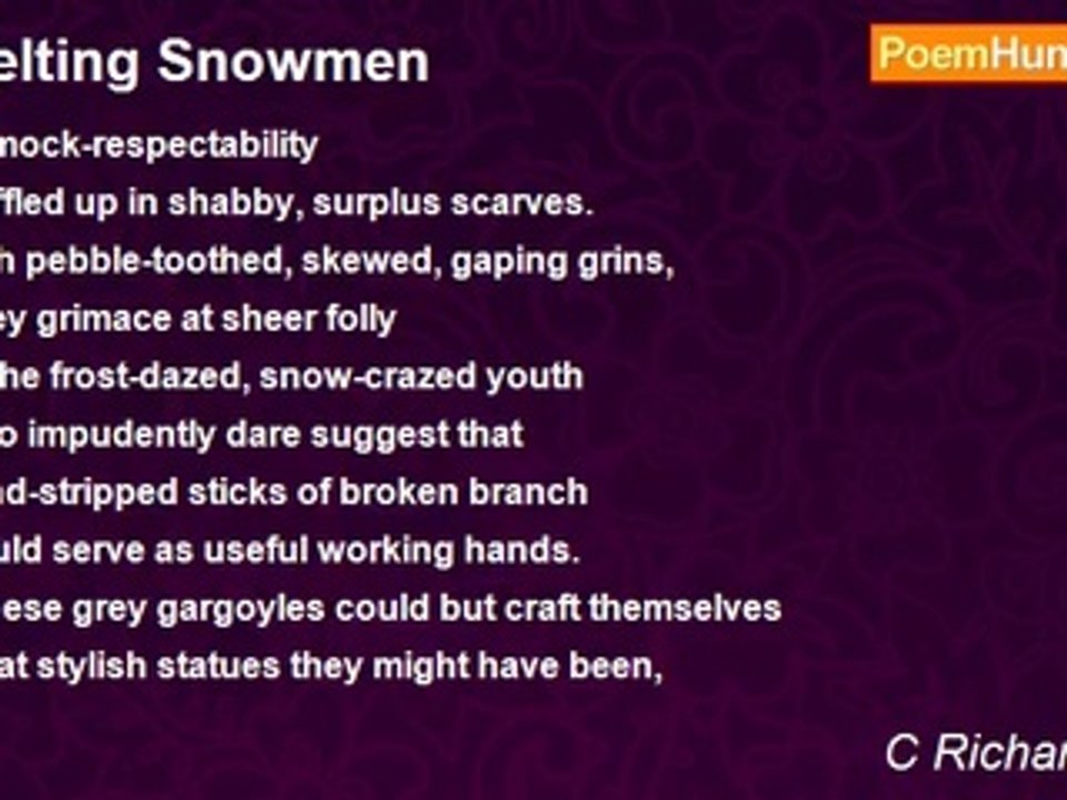 C Richard Miles - Melting Snowmen