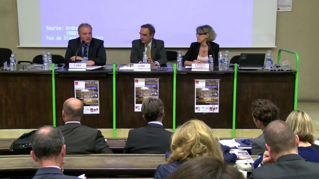 Ouverture du colloque, par Bruno Sire, Président de l’Université Toulouse 1 Capitole, Isabelle Poirot-Mazères et Xavier Bioy, Co-directeurs de l’Institut Maurice Hauriou