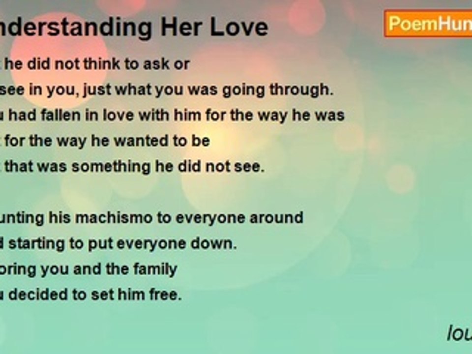 louis rams - Understanding Her Love