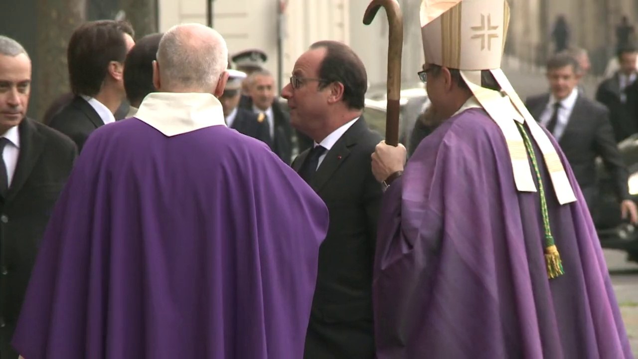 Foule de personnalités aux obsèques de Christophe de Margerie