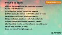 Is It Poetry - moved to tears