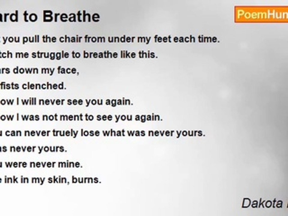 Dakota Ellerton - Hard to Breathe