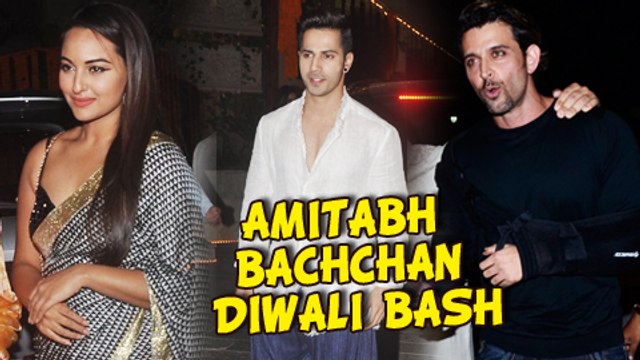 Amitabh Bachchan Diwali Bash 2014 | Sonakshi Sinha, Hrithik Roshan, Varun Dhawan