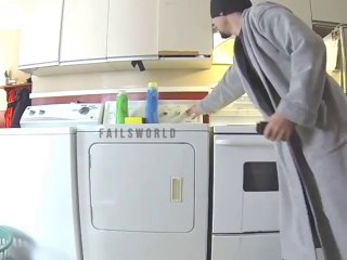 [+18 ~ Sexy Funny Girl]Dryer Experiment Epic Fail Failsworld