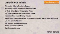rohan bendre - unity in our minds