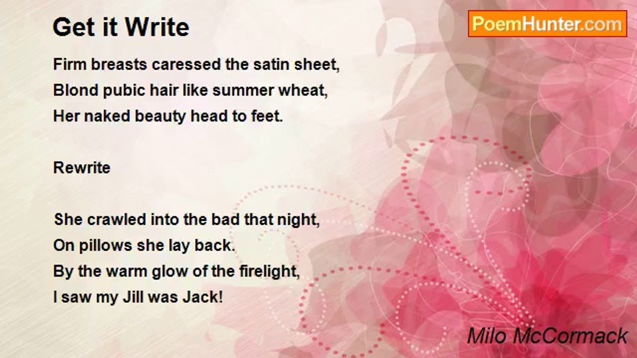 Milo McCormack - Get it Write