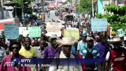 Protestas contra el gobierno en Haití