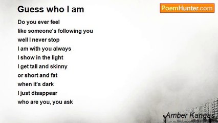 Amber Kangas - Guess who I am