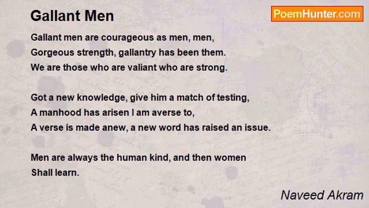 Naveed Akram - Gallant Men