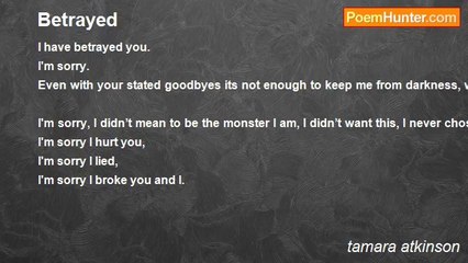 tamara atkinson - Betrayed