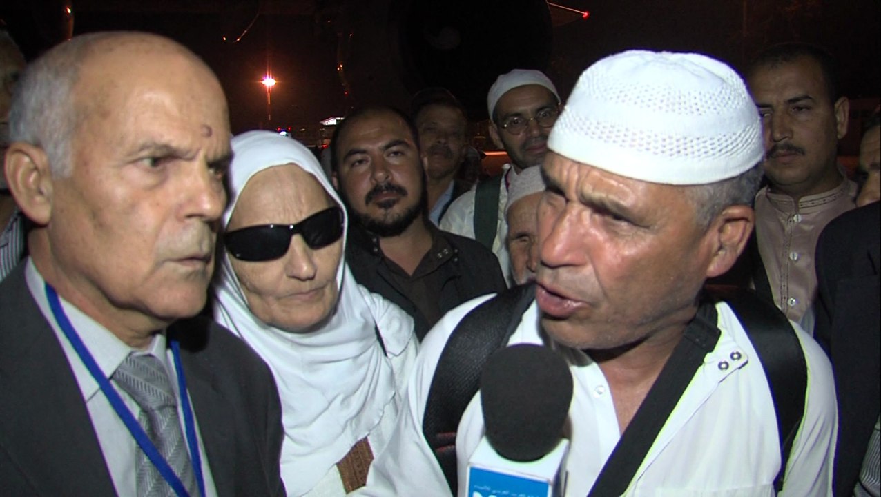 وصول وفد الحجاج المكفوفين إلى مطار الرباط سلا