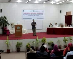Dr Moiz Hussain At Federal Urdu University Part (2)