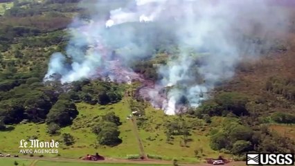 A Hawaï, une coulée de lave menace les habitants