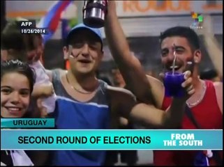 Uruguay's Broad Front Candidate Vazquez wins first round of elections