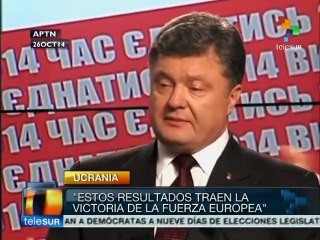 Poroshenko afirma que con el control del parlamento reformará Ucrania