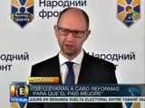 Ucrania: Yatseniuk buscará coalición con el presidente Poroshenko