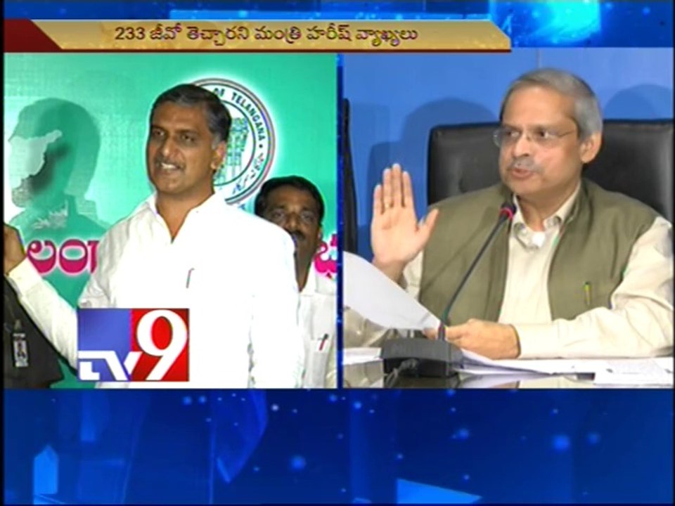 Harish Rao Vs Parakala Prabakar on Srisailam water