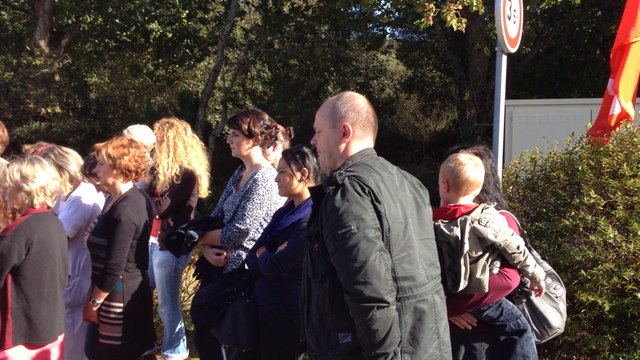 Les salariés de l'Ehpad en grève