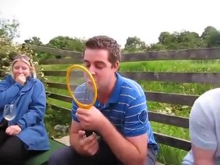 Electric Fly Swat on my tongue ouch!