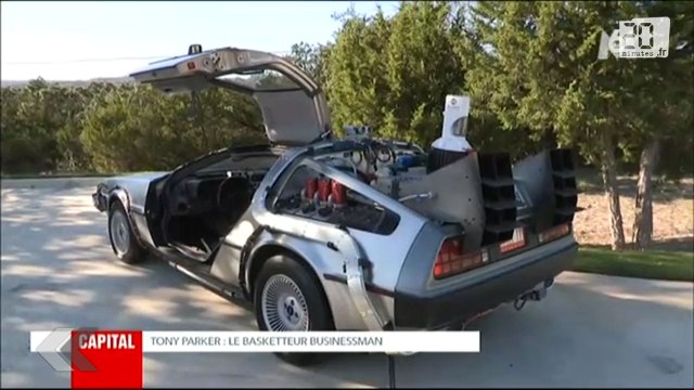 Tony Parker fait le tour de sa propriété... En DeLorean