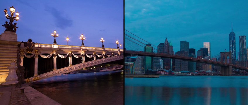 Similitudes et différences Paris-New York