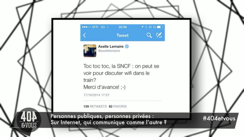 Le tweet d'Axelle Lemaire à la SNCF.