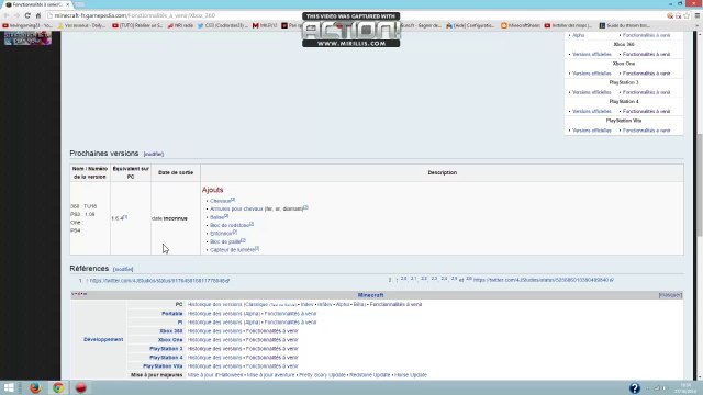 Fonctionnalités à venir MINECRAFT/XBOX ONE ET XBOX 360 / Volume 1.