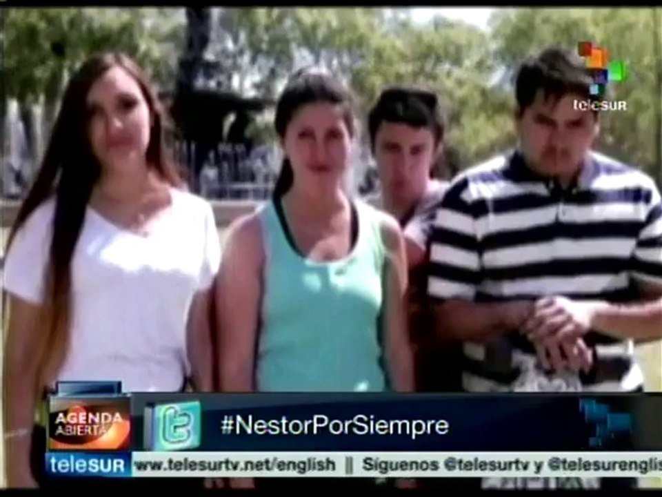 Argentinos recuerdan con video a Kirchner a 4 años de su fallecimiento