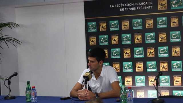BNPPM - Paris-Bercy 2014 - Novak Djokovic : Être papa c'est déjà être n°1 mondial