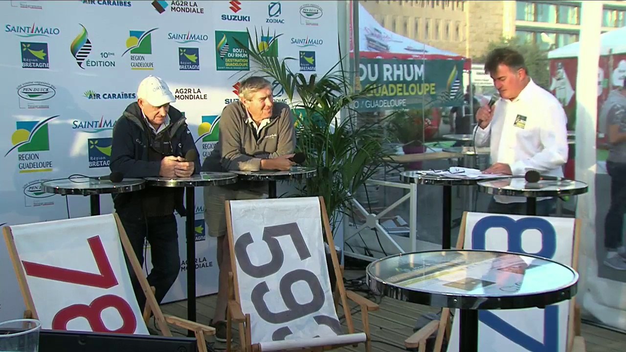 Journal du Rhum du 27/10 depuis St Malo (REPLAY)
