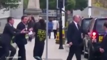 David Cameron -Attacked- - David Cameron Shoved’ By Crazy Man in Leeds (VIDEO)