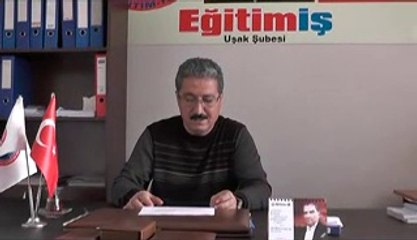 EĞİTİM- İŞ UŞAK ŞUBE BAŞKANI ERCAN UZUN ARTAN TERÖR OLAYLARINDAN İKTİDARIN SORUMLU OLDUĞUNU SÖYLEDİ