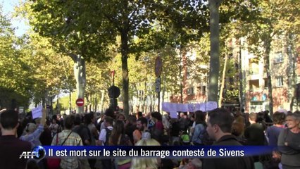 Barrage du Tarn: manifestation à Albi pour le manifestant tué